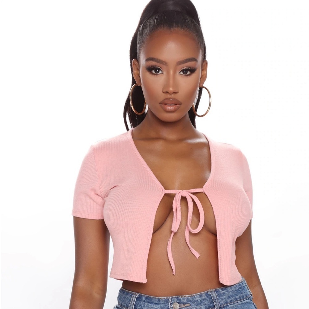 Fashion Nova “Keep them tied” top